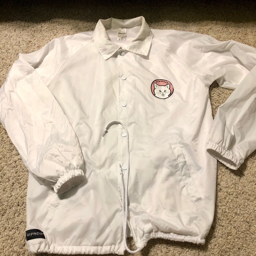 RipnDip White Windbreaker